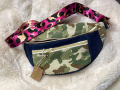 Denim camo pink