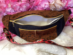 Cheetah Black Bags