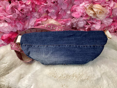 Reclaimed Denim Sling Bag