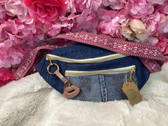 Reclaimed Denim Sling Bag